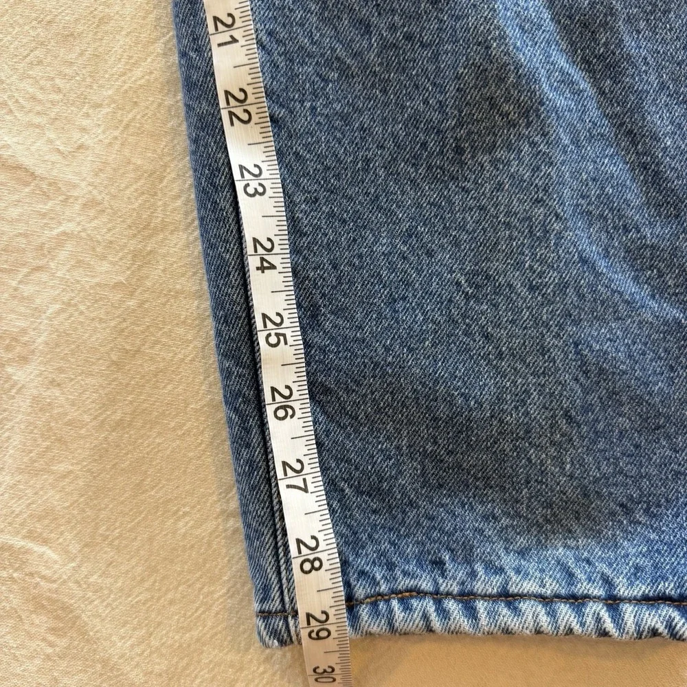 Eddie Bauer USA Made Red Fleece Lined Tapered Jeans Mens 34x29 Denim Relaxed